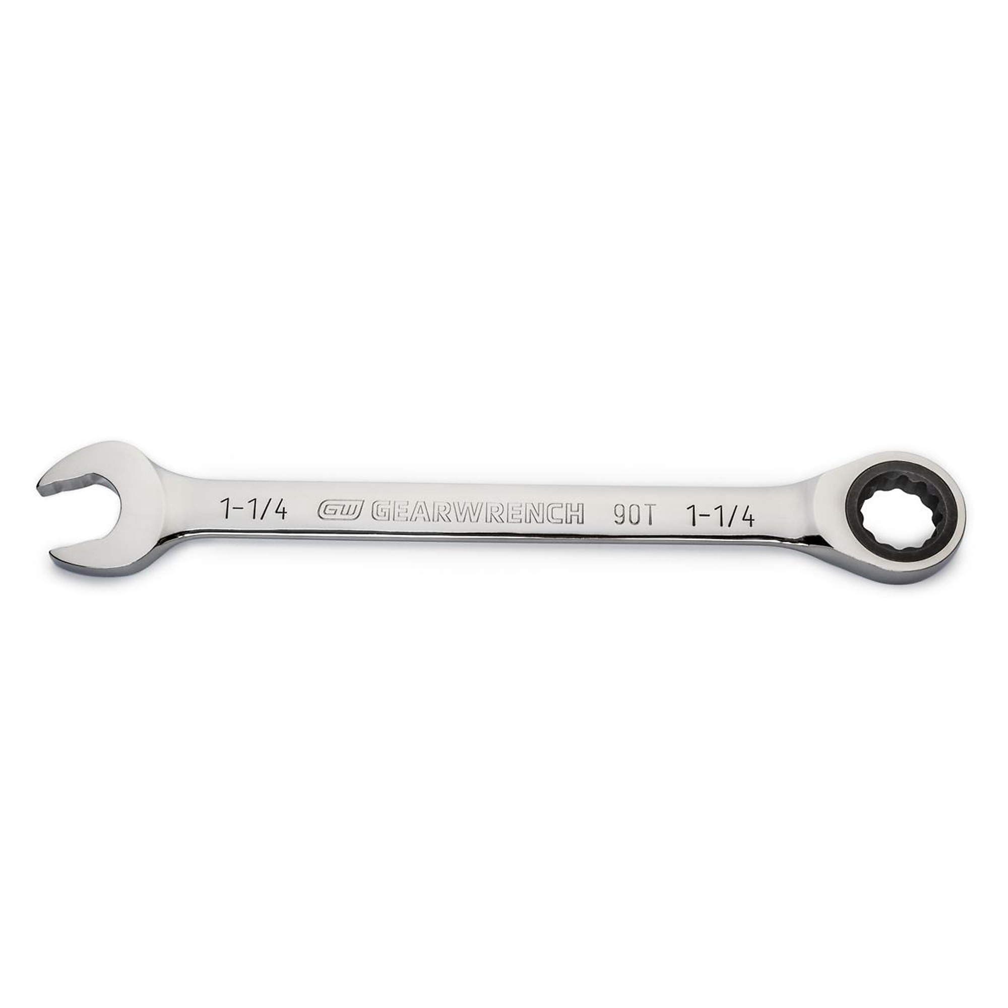 GearWrench 90T Combination Ratchet Wrench — 1 1/4in., 12-Point, Model# KDT86956
